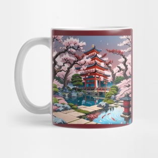 Koala Hidden Image in Japanese Garden Mug